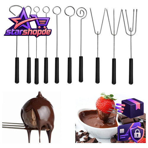 Fonduegabeln set stück - fonduegabeln,