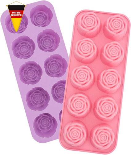Silikonform rosen 20er set - rosen,
