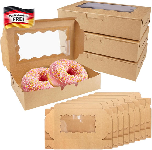 Gebäckkartons 12er set - gebäckkartons,