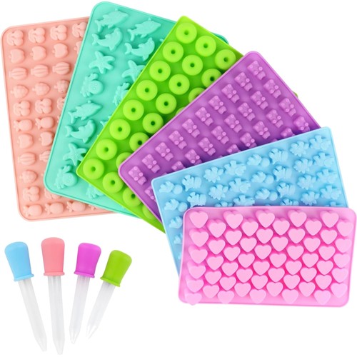 Silikonformen backen 6er set - 6er,