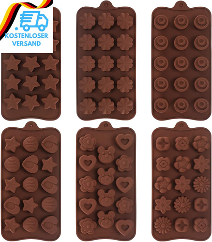 Stk pralinenformen silikon - 6,