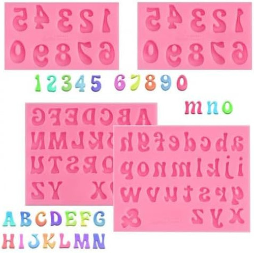 Silikonform buchstaben set 4 - buchstaben, set,
