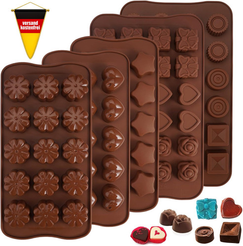 Silikon pralinenformen 5er set - 5er,