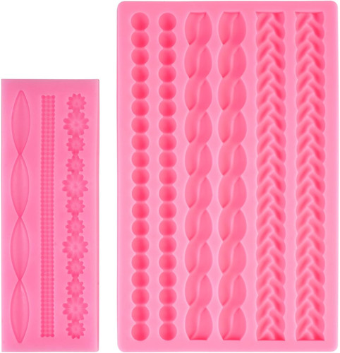 Silikonform set für fondant - silikonform,