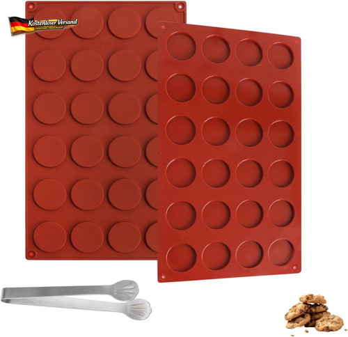 Silikon backform set stück - set, 24