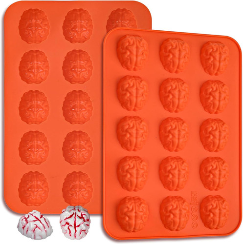 Silikonform gehirn 2er set - silikonform,