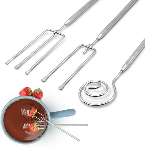 Pralinengabel set edelstahl - pralinengabel,