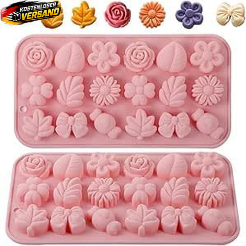 Silikonformen blumen set - silikonformen, für