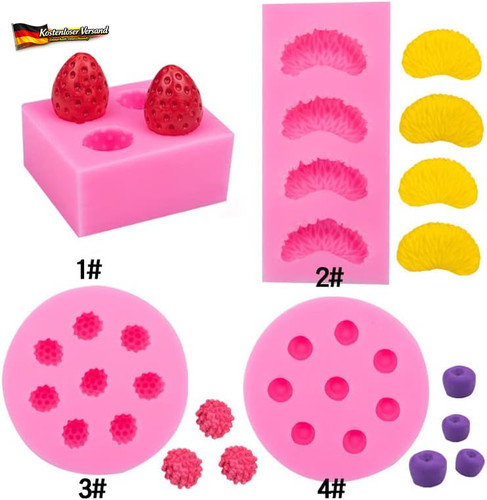 Silikonform fruchtformen für - fruchtformen,