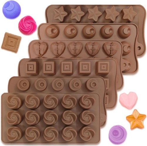 Pralinenformen 6er set aus - pralinenformen,